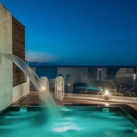 Luxury Cavo Mare Meltemi With Private Pool & Jacuzzi Plános
