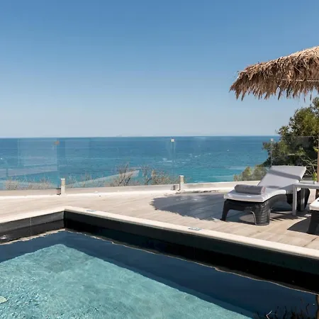 Luxury Cavo Mare Meltemi With Private Pool & Jacuzzi Villa